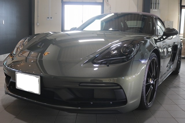 ポルシェ718 ボクスターGTS フロント - トータルカービューティIIC ポルシェ718 ボクスターGTS フロント