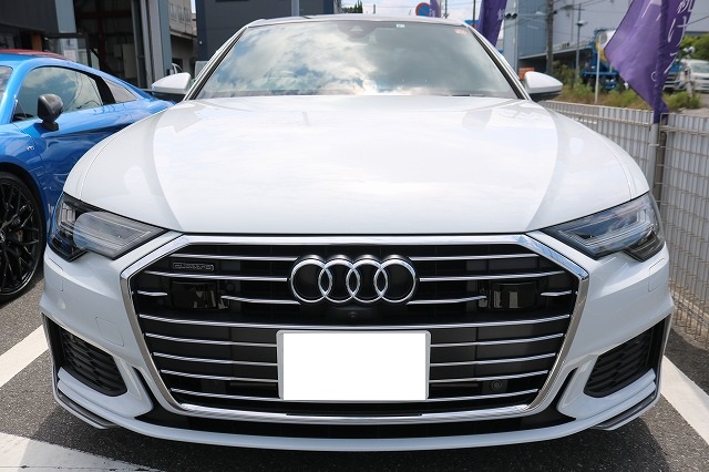 アウディA6 施工後 フロント - トータルカービューティIIC アウディA6 施工後 フロント