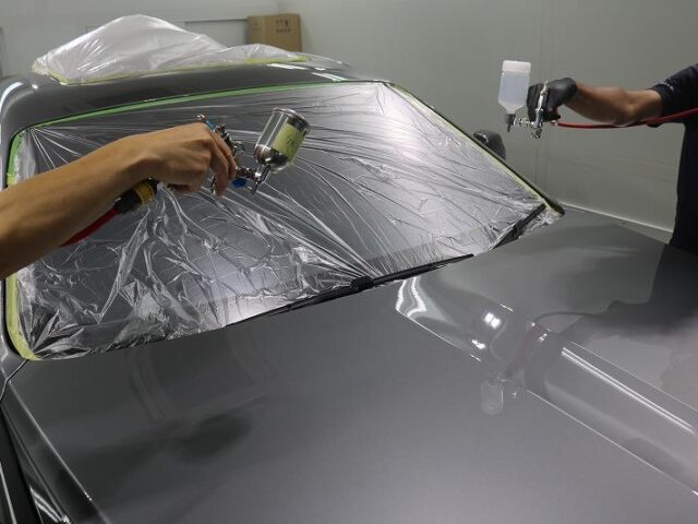 ロールスロイスゴースト スプレー塗装 - トータルカービューティIIC ロールスロイスゴースト スプレー塗装
