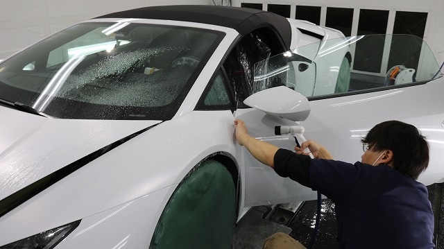 - トータルカービューティIIC ランボルギーニウラカンにマットのフルプロテクションの施工です。 東京都 千葉県 ZEL