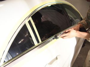 メルセデスベンツCLA メッキモール 研磨 - トータルカービューティIIC メルセデスベンツCLA メッキモール 研磨