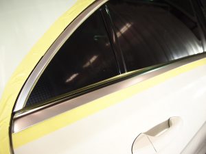 メルセデスベンツCLA メッキモール 研磨後 - トータルカービューティIIC メルセデスベンツCLA メッキモール 研磨後