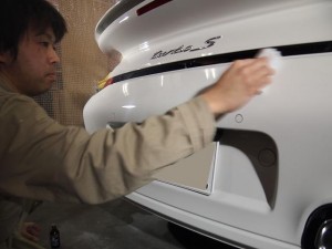 ポルシェ911ターボS　コーティング
