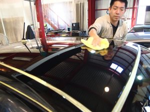トヨタiQ 拭きあげ - トータルカービューティIIC トヨタiQ 拭きあげ