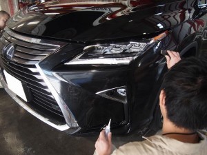 レクサスRX 下地処理 - トータルカービューティIIC レクサスRX 下地処理