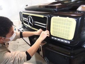 メルセデスベンツG63 マスキング - トータルカービューティIIC メルセデスベンツG63 マスキング