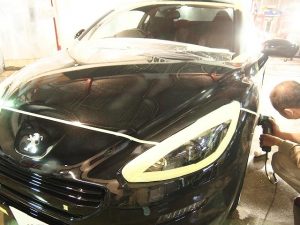 プジョーRCZ　磨き