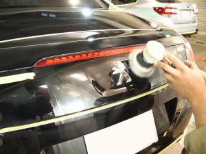 プジョーRCZ　磨き