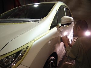 ホンダオデッセイ　磨き