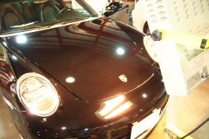 ポルシェ911　遠赤外線