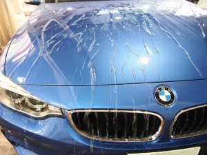 BMW440iに滑水性のエシュロンガラスコーティングを施工 - トータルカービューティIIC BMW440iに滑水性のエシュロンガラスコーティングを施工