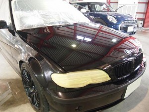 BMW3シリーズ　マスキング