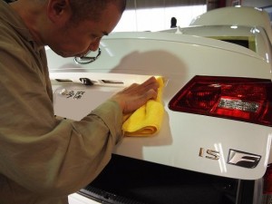 レクサスIS 拭きあげ - トータルカービューティIIC レクサスIS 拭きあげ