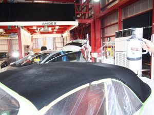 BMWカブリオレ 幌コーティング - トータルカービューティIIC BMWカブリオレ 幌コーティング