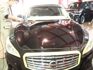 日産シーマ 研磨 ボンネット - トータルカービューティIIC 日産シーマ 研磨 ボンネット