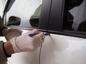 ワゴンRスティングレー 細部洗浄 - トータルカービューティIIC ワゴンRスティングレー 細部洗浄