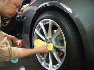 ポルシェボクスター ホイールコーティング - トータルカービューティIIC ポルシェボクスター ホイールコーティング
