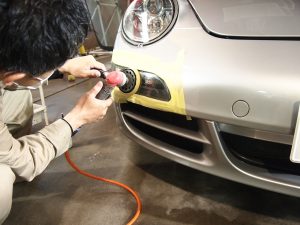 997ポルシェ　研磨
