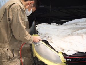 VWゴルフ ヘッドライト 研磨 - トータルカービューティIIC VWゴルフ ヘッドライト 研磨
