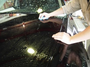 レクサスLS 鉄粉除去 - トータルカービューティIIC レクサスLS 鉄粉除去