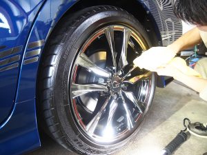 トヨタプリウスアルファG's ホイールコーティング - トータルカービューティIIC トヨタプリウスアルファG's ホイールコーティング