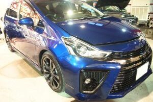 トヨタプリウスアルファG'sに疎水性のセラミックプロ9Hを5層コーティング施工
