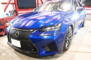 レクサスGSFに最強被膜硬度9Hの親水性コーティングセラミックシールドを施工