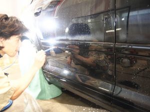 アウディA3 細部洗浄 - トータルカービューティIIC アウディA3 細部洗浄