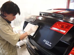 アウディA3 ナンバー コーティング - トータルカービューティIIC アウディA3 ナンバー コーティング
