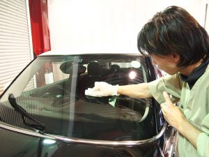 BMWミニ ウィンドウコーティング - トータルカービューティIIC BMWミニ ウィンドウコーティング
