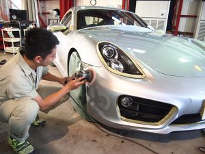 ポルシェケイマン 研磨 - トータルカービューティIIC ポルシェケイマン 研磨