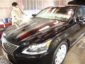 レクサスLS460 洗車 - トータルカービューティIIC レクサスLS460 洗車