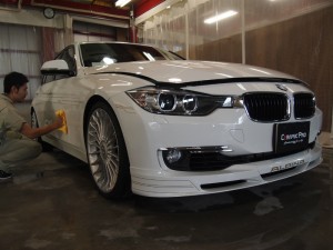 BMWアルピナにエシュロンコーティング - トータルカービューティIIC BMWアルピナにエシュロンコーティング