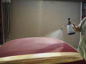 フィアット　幌コーティング