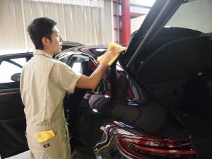 ポルシェマカン 拭きあげ - トータルカービューティIIC ポルシェマカン 拭きあげ