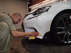 レクサスIS 拭きあげ - トータルカービューティIIC レクサスIS 拭きあげ