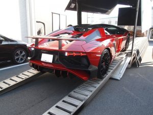 ランボルギーニアヴェンタドール 陸送 - トータルカービューティIIC ランボルギーニアヴェンタドール 陸送