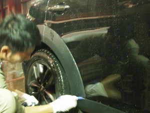 BMWミニ 細部洗浄 - トータルカービューティIIC BMWミニ 細部洗浄