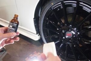 BRZにバリアタフコートを施工
