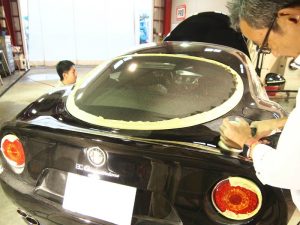 アルファロメオ８C　磨き