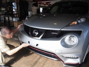 日産ジューク 鉄粉除去 - トータルカービューティIIC 日産ジューク 鉄粉除去