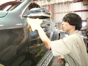 メルセデスベンツGLA 拭きあげ - トータルカービューティIIC メルセデスベンツGLA 拭きあげ