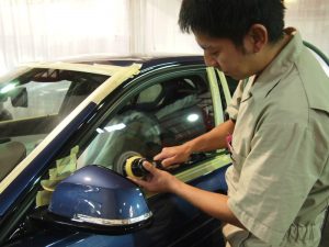 BMWアルピナB4 窓ガラス バインダー - トータルカービューティIIC BMWアルピナB4 窓ガラス バインダー