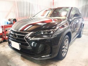 レクサスNXにセラミックシールドを施工 - トータルカービューティIIC レクサスNXにセラミックシールドを施工