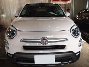 FIAT500Xにエシュロン基本コースを施工