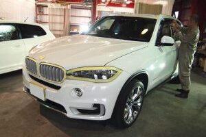BMWX5にエシュロンコーティングプレミアムフルコースを施工