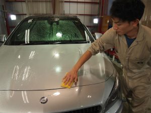 ベンツCLA 鉄粉除去 - トータルカービューティIIC ベンツCLA 鉄粉除去
