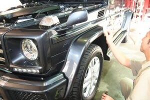ベンツG350 コーティング