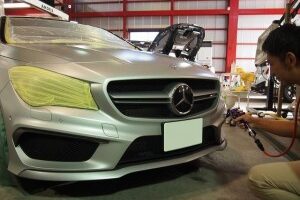 メルセデスベンツCLA 吹き付け