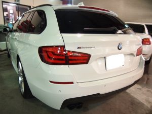 BMW523dにエシュロンコーティング - トータルカービューティIIC BMW523dにエシュロンコーティング